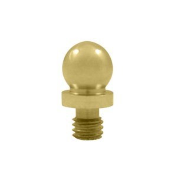 Deltana CHBT3 Ball Tip Cabinet Finial Polished Brass, 10PK CHBT3-XCP10